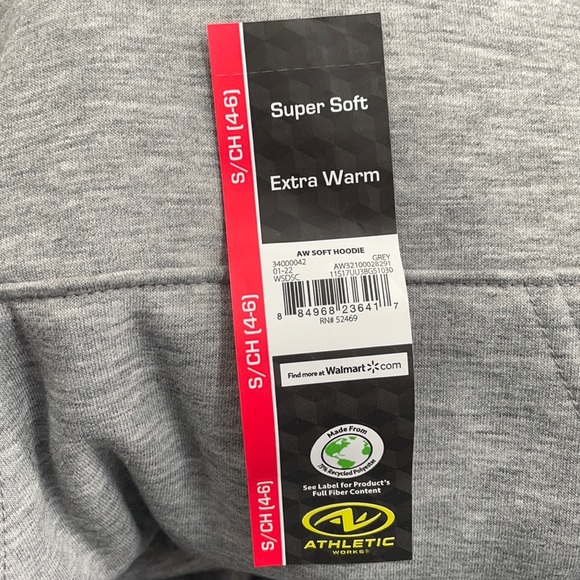 NWT small Women’s Pullover Hooded Sweatshirt from Athletic Works - Picture 8 of 8